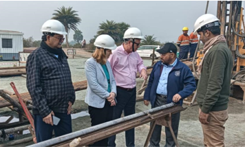 Visit to a coal facility in India with GMI Coal Mines Subcommittee Co-Chair, Volha Roshchanka. <br><span class='small text-muted'>(2023, India)</span>